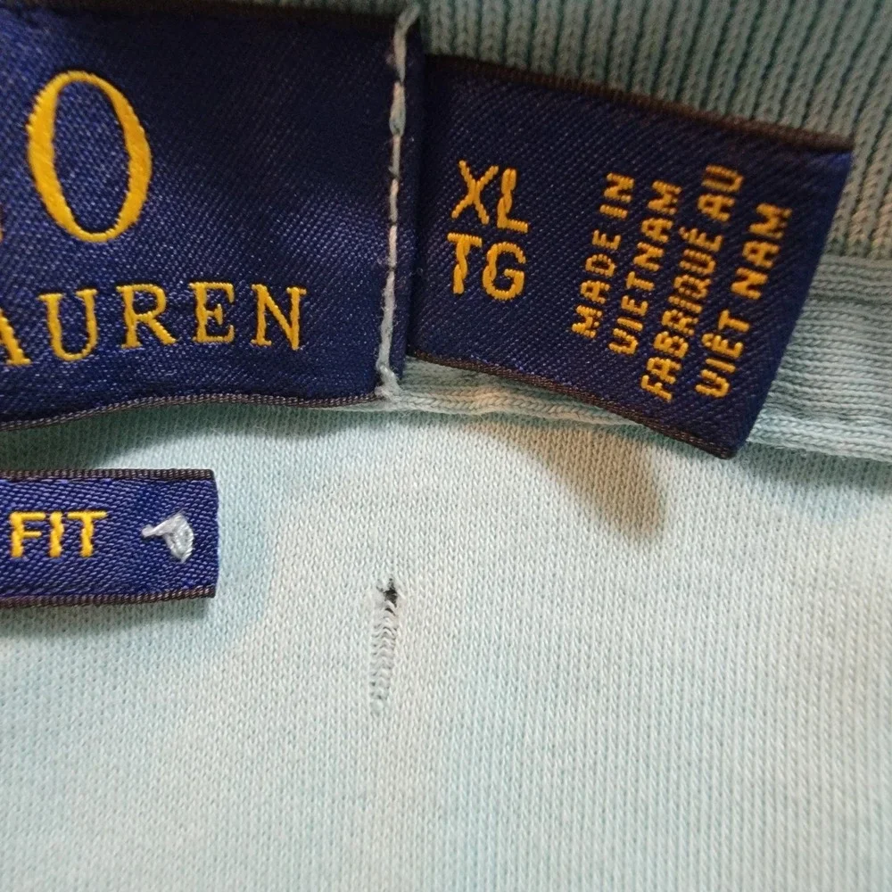 Y2k Polo Ralph Lauren‎ Mens Classic Fit Polo Shirt Size XL